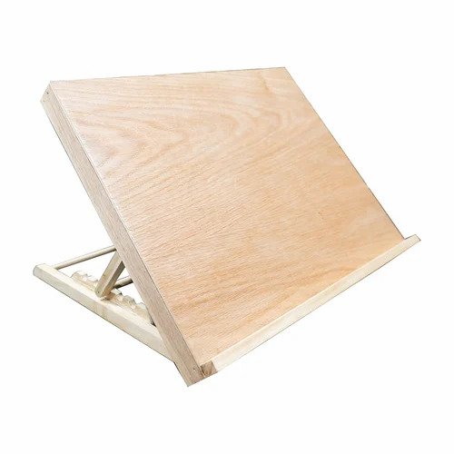 A3 Size Adjustment Drawing Board - Wooden, A3, Brown | Good Quality, Writing Type