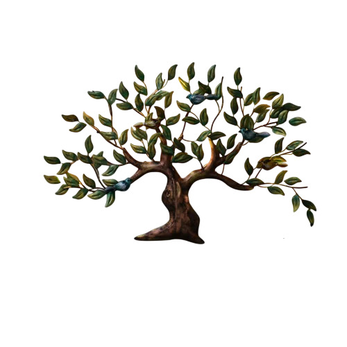 Artificial Metal Tree - Color: Green & Brown