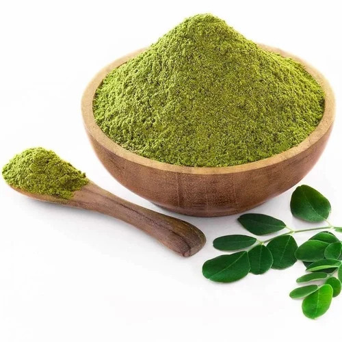 Dehydrated Moringa Leaf Powder - 80 Mesh, Green Packet | Natural Color, Finely Processed, Moisture-Free