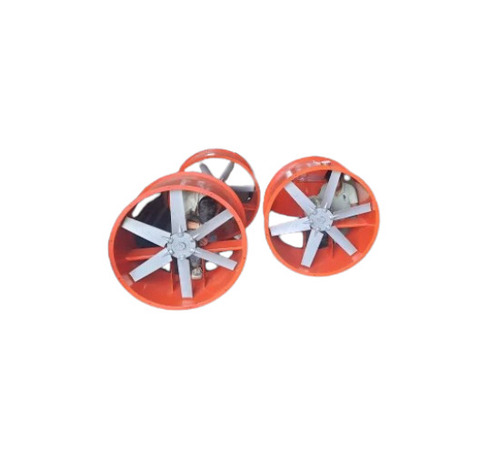 Flameproof Exhaust Fan - Aluminium 24 Inch, Light Gray, Three Phase 260v-440v | Wall Mounted, Electrical Powered