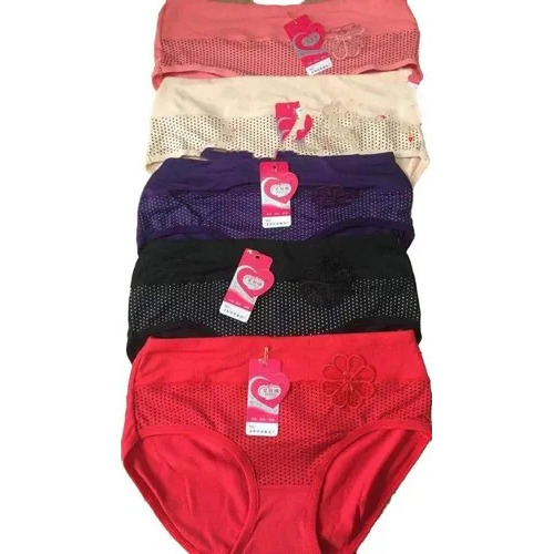 Ladies Lycra Net Panties - Cotton, Different Sizes, Printed Colors | Stretch Soft Breathable Lightweight Comfortable Fit