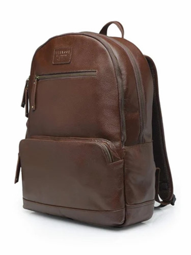 Leather Laptop Backpack