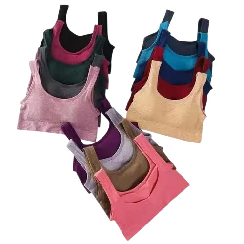 Plain Padded Sports Bra