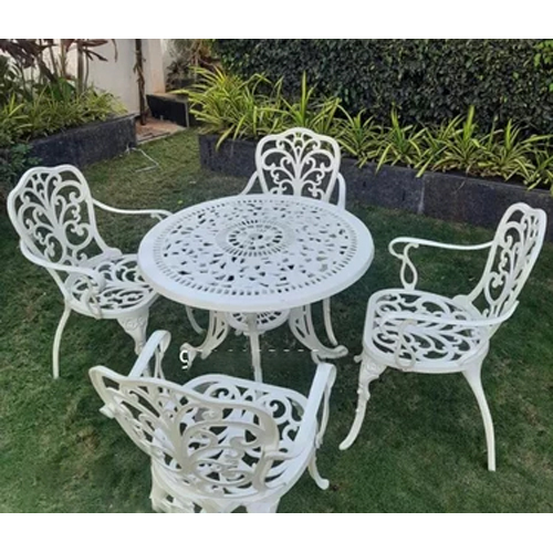 White Metal Garden Chair Set - Assembly: Carpenter Assembly