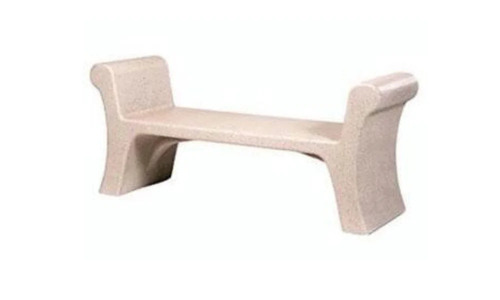 White Rcc Cement Bench