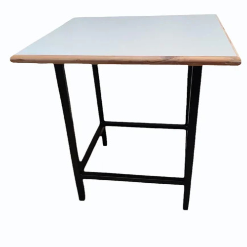 Wooden Studio Stool - Wooden & Mild Steel 3 Feet Brown & Black | Good Quality Customizable Size