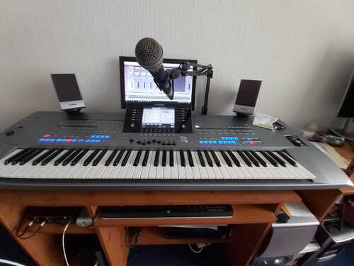 Yamaha Tyros 4 Tryos4 76 KEYS KEYBOARD CUSTOM FIT DUST COVER + EMBROIDERY