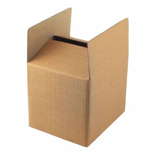 3 Ply Brown Plain Corrugated Packaging Box - Kraft Paper, Standard Size, Brown, Eco Friendly