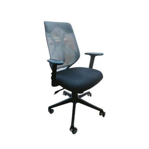 Adjustable Arm Mid Back Executive Office Chair