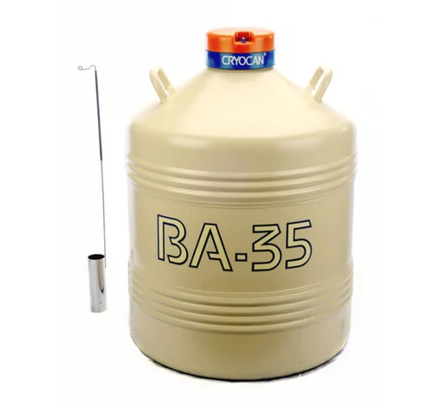 BA-35 Liquid Nitrogen Gas Container - Aluminium, 55 L | Industrial Use