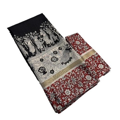 Designer Saree - Silk Printed, Vibrant Colors | Smooth Texture, Fine Embroidery, Comfortable Wear
