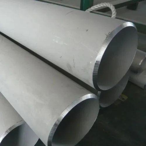 Durable 304 Stainless Steel Round Pipe - Stainless Steel, Silver, A Grade | Rust Proof, Corrosion Resistant, Durable