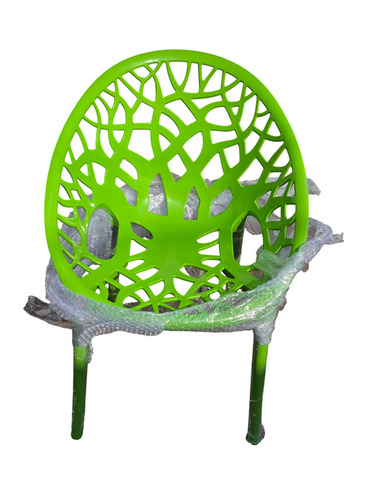 Green Flower Model Chair