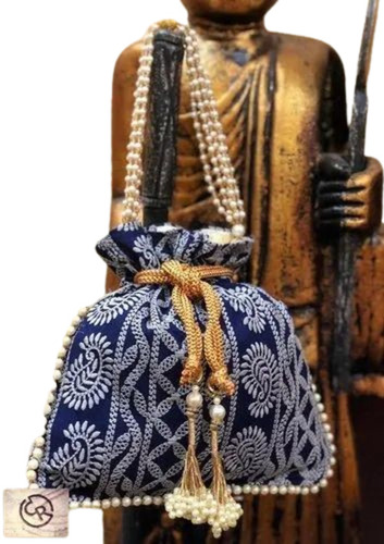 Hand Made Printed Ikkat Potli Bags