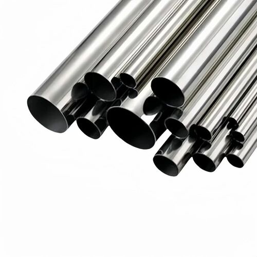 Jindal Stainless Steel Pipe - A Grade Stainless Steel, Silver, Round | Corrosion Resistant, Durable, Rust Proof