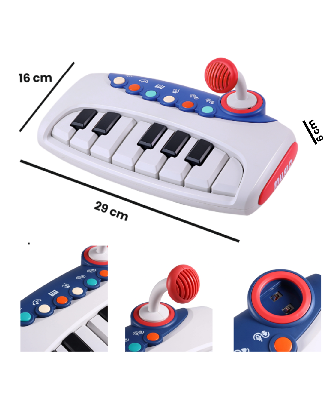 Kids Plastic Musical Piano Toy - Age Group: 1+