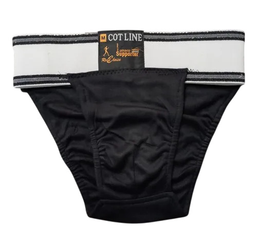 Mens Black Athletic Supporters