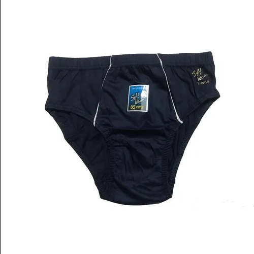 Plain Ladies Cotton Panties - Cotton, Sizes 80-100, Blue | Comfortable, Elastic Waistband, Breathable, Easy Wash