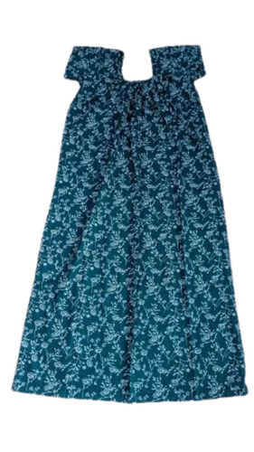 Printed Round Neck Cotton Nightgown