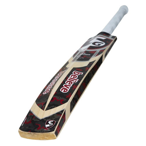Sg Sierra 150 English Willow Cricket Bat - Willow Grade 1, Black, Light Weight | Wood Bat for Adults, Standard Handle