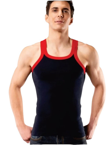 Sleeveless Black Mens Vest