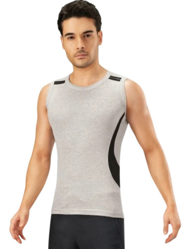 Sleeveless Grey Men Vest