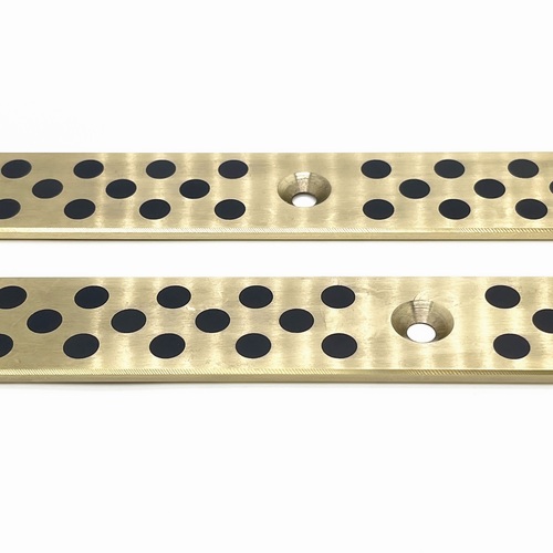 Bronze Graphite Slide Wear Plate - Finish: Cnc Machined