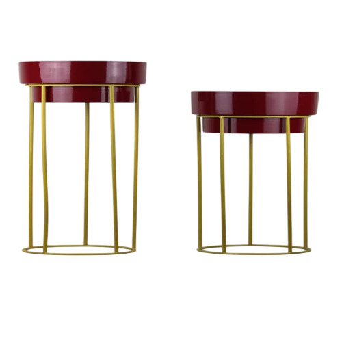 Iron Planter Stand Set