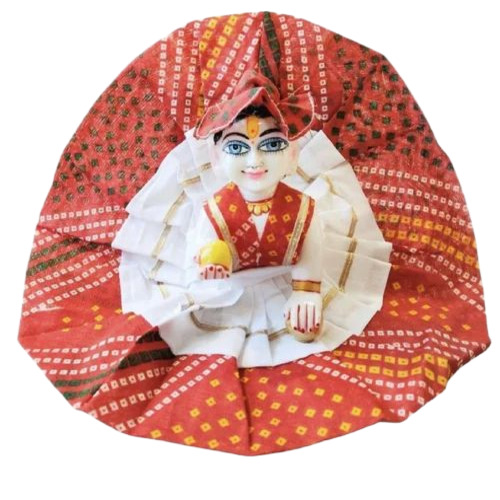 Laddu Gopal Bandhej Dress - Cotton, Size 1-6, Multicolor | Fancy, Soft, Washable, Easy to Clean