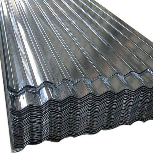 Mild Steel Color Coated Roofing Sheet - 0.47mm Thick, 4x8 ft, Blue | Hot Rolled, Customized Colors, Residential & Industrial Use