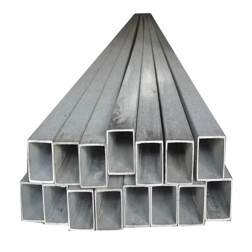 Silver Mild Steel Rectangular Pipe