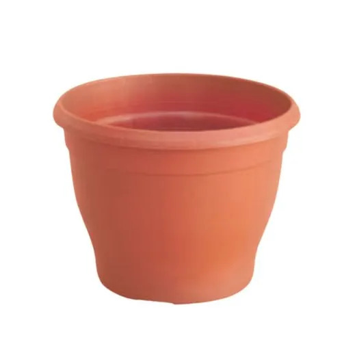 Sonoma Plastic Plant Pot - Plastic, 14x9x10.5 cm, Red | Durable, 5 mm Thickness, Round Shape