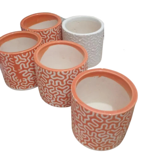 Textured Ceramic Planter Pots
