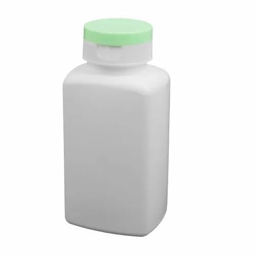 1 L Hdpe Bottles - HDPE, 1 Ltr, White, Square, Screw Cap | Leak Proof, Reusable, Recyclable, Eco Friendly