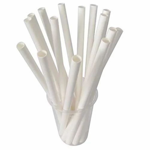 10 Mm White Paper Straw