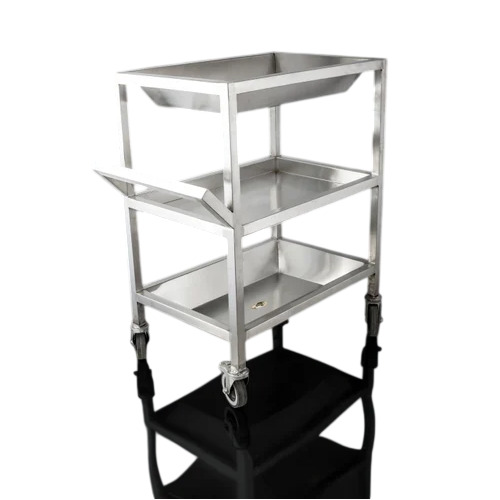 3 Tier Service Trolley With Wheels