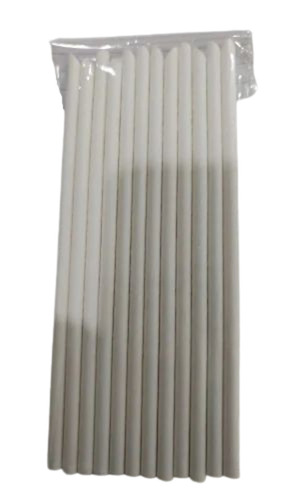 6 Inch White Paper Straw