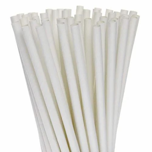 8.5 Inch White Paper Straw