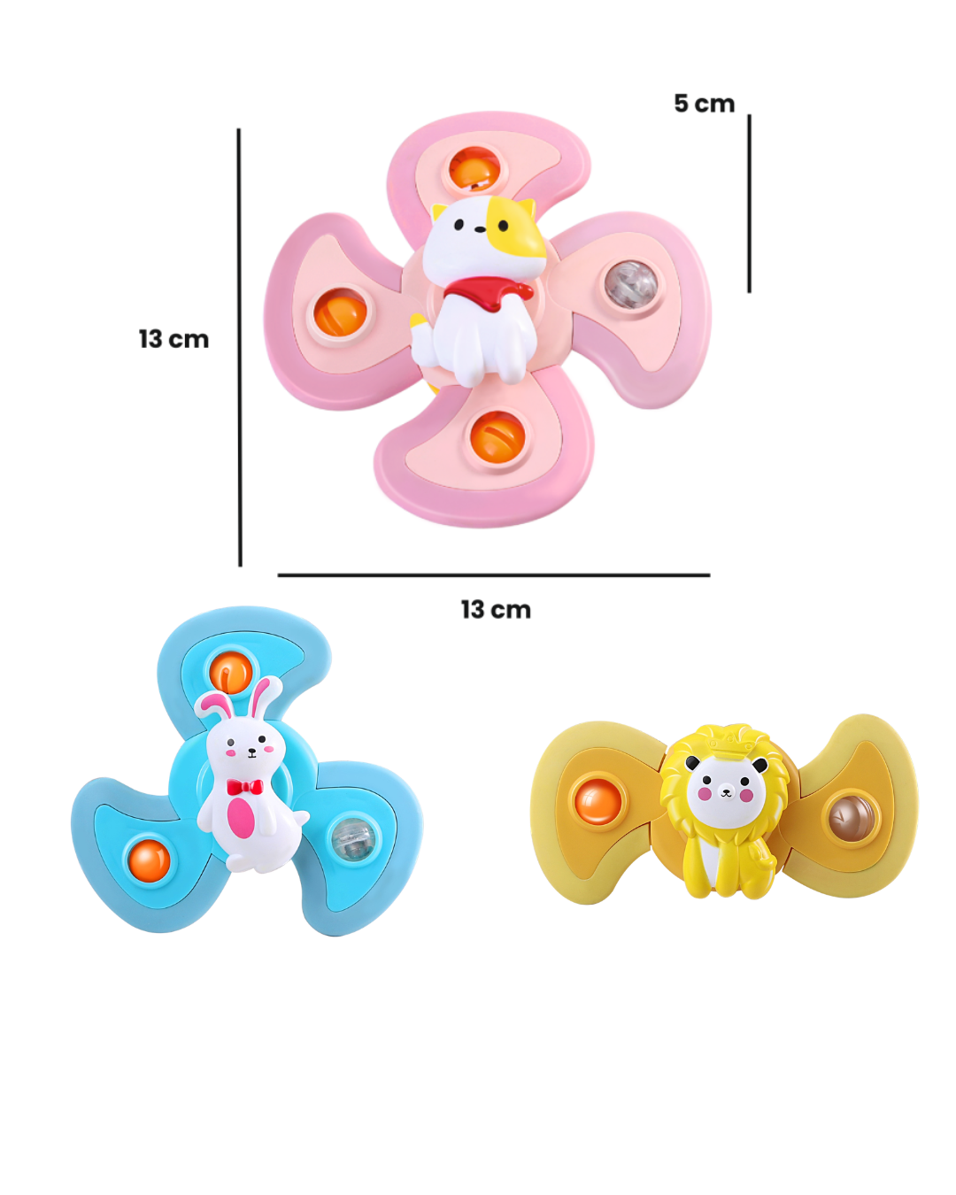 Cellus Tech India 3 In 1 Kids Lightening Spinner Toys - Age Group: 3+