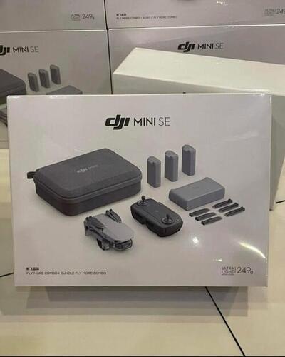DJI Mini Se Fly More Combo - Camera Drone With 3-Axis Gimbal, 2.7K Camera, Gps, 30-Min Flight Time