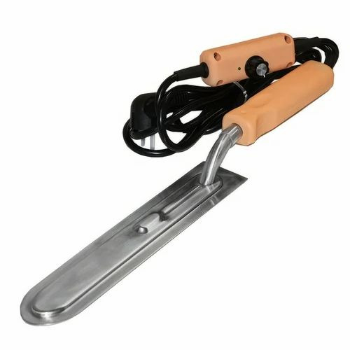Electric Heated Uncapping Knife - Stainless Steel And Wooden Silver 240V | Industrial Electric Heated Uncapping Knife Custom Size