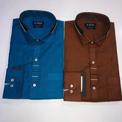 Men Collar Cotton Shirt - Age Group: .