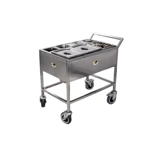 Stainless Steel Starter Snack Trolley For Catering