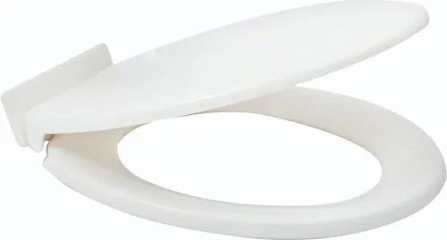 White Toilet Plastic Seat Cover