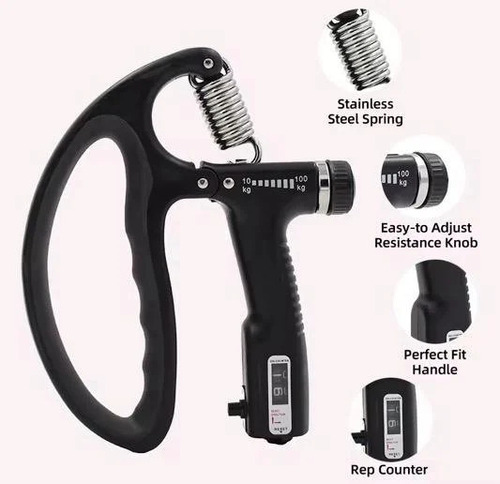 Adjustable D- Shape Hand Gripper