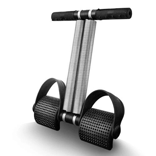 Black Double Steel Spring Tummy Trimmer