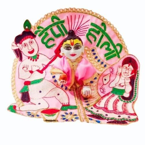 Laddu Gopal Sequin Dress - Satin Silk All Sizes Multicolor | Washable Easy to Clean Fancy and Soft