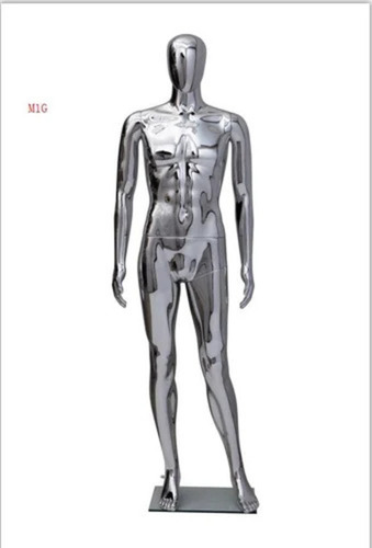Male Chrome Display Mannequin