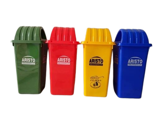 Multi Color Plastic Dustbin 