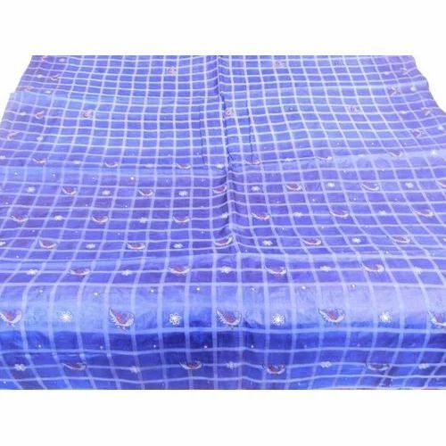 Purple Printed Saree